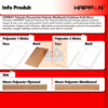 HAPPAN® - Polyester Blockboard | Blokmin Terbaik ‘Best Seller No. 1’